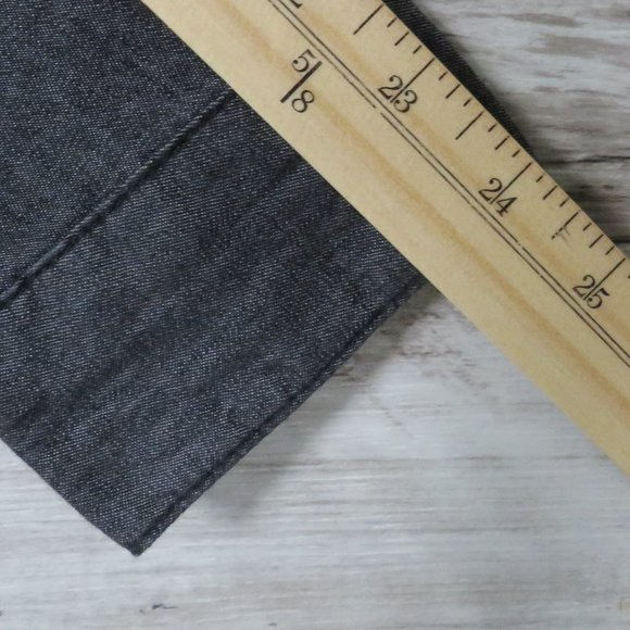 U.S. Polo Assn.* Women's‎ Button Down Long Sleeve Size Medium Black/Gray - Picture 10 of 10